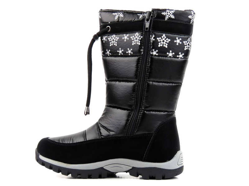 Nepromokavé dětské sněhule - WOJTYŁKO 21036, černé