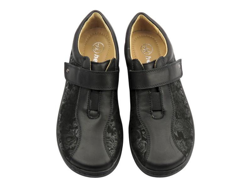 Dámské boty v odstínu metalické námořnické modré - Helios Komfort 380