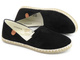 Dámské espadrilky s vykrojeným svrškem - NEWS 20TX02-2416, černé
