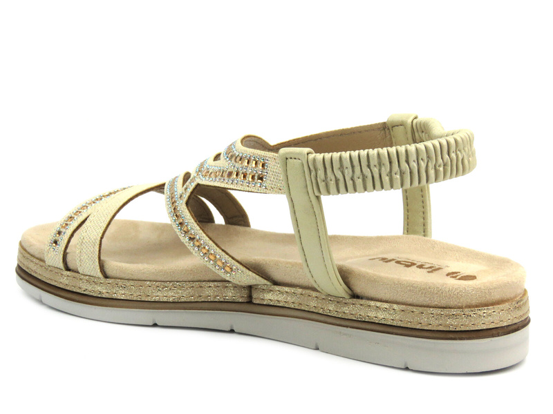 Pohodlné dámské sandály - INBLU SA-47, zlaté