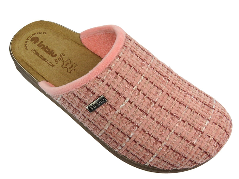 Měkké dámské domácí pantofle Inblu LV-07, tmavě modrá