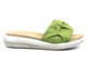 Dámské pantofle se zdobeným svrškem - INBLU TT-22, světle zelené