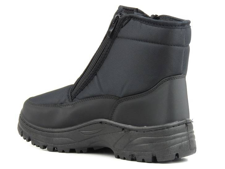 Teplé pánské sněhule se dvěma zipy - NOVINKA 22MN26-5011, černé