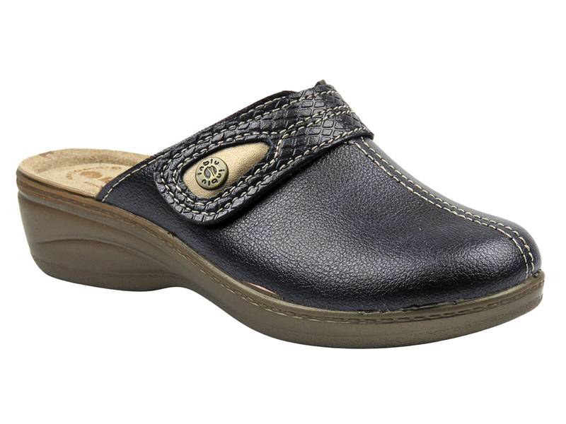 Pohodlné dámské pantofle INBLU LY‑80, tmavě modré