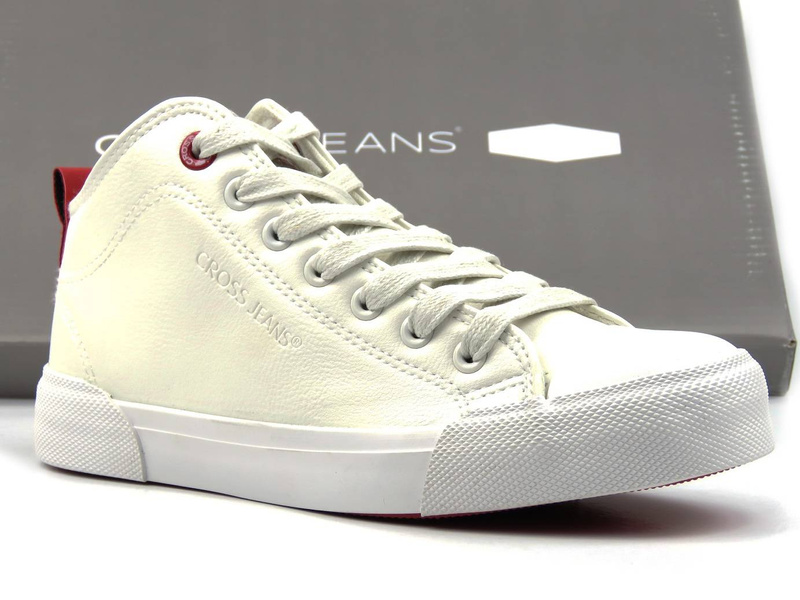 Dámské vysoké tenisky - CROSS JEANS II2R4033C, bílé