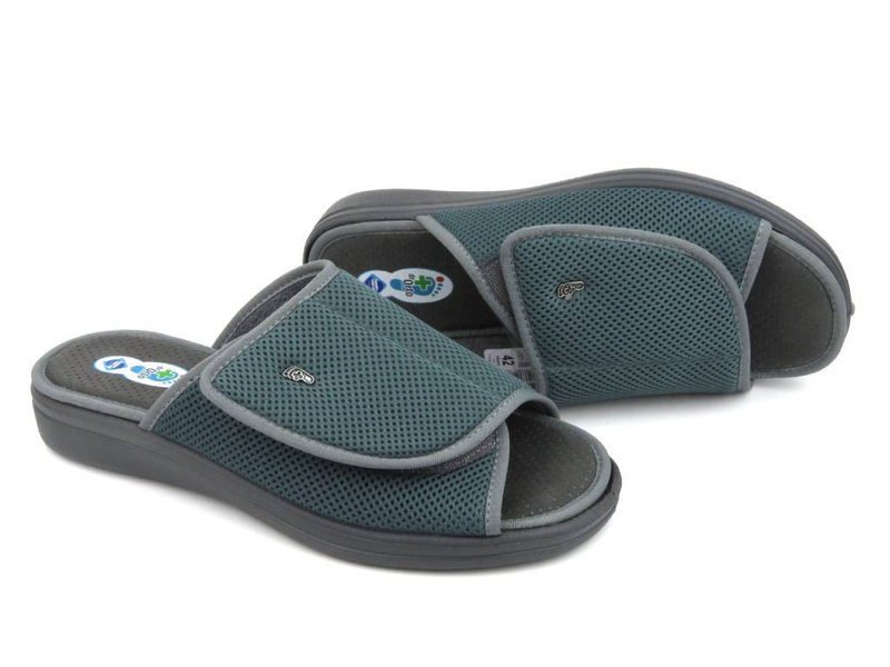 Pánské preventivní a zdravotní pantofle - Befado Dr Orto 078M001, šedé