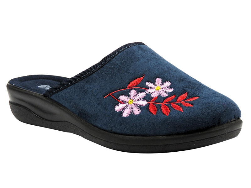 Pohodlné dámské pantofle modré INBLU CF-8