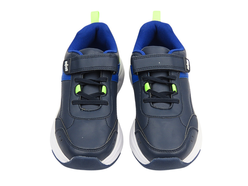Sportovní obuv pro mládež na suchý zip, tmavě modrá – Befado 516Q258
