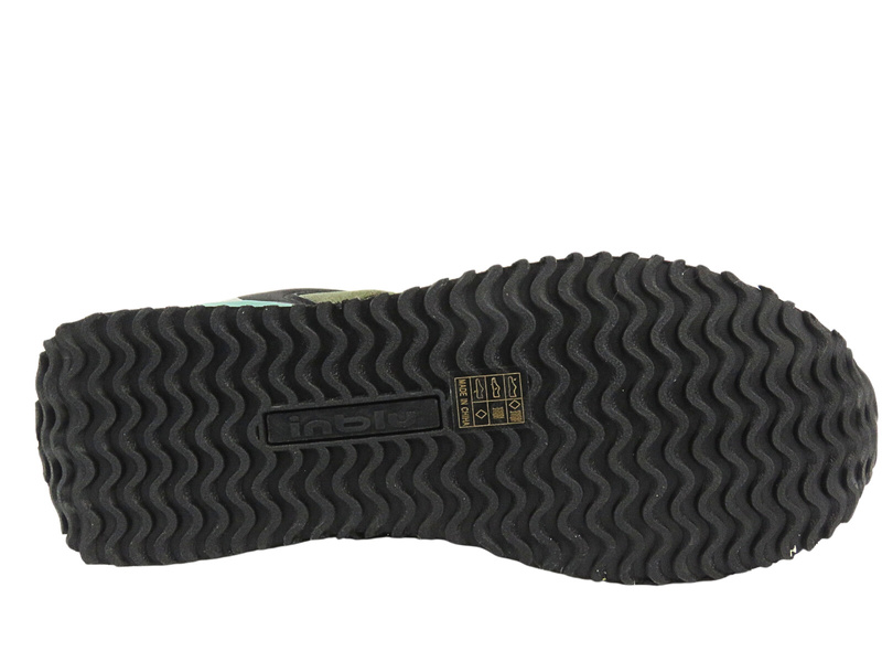 Zelené pánské sportovní boty na šněrování Inblu IU-15