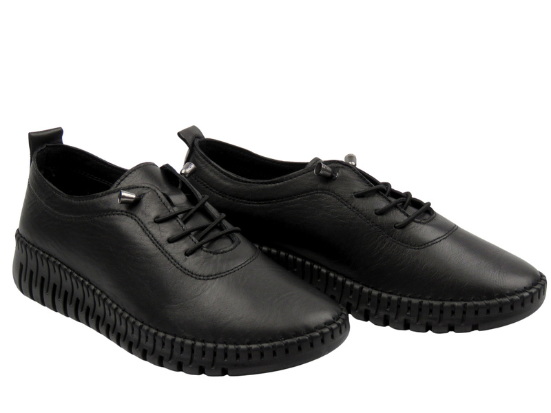 Pohodlné dámské polobotky černé Sokolski 4000