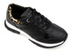 Sportovní boty, dámské tenisky - TOMMY HILFIGER T3A4-31173-1242999, černé s leopardím potiskem