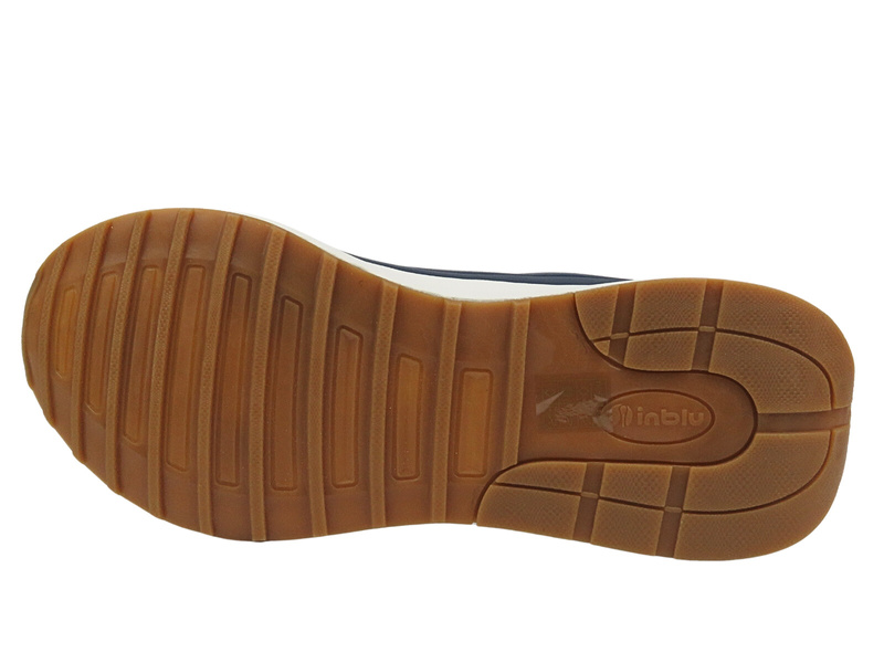 Modré pánské sportovní boty na šněrování Inblu IU-11