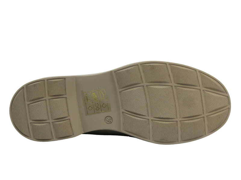 Elegantní dámské mokasínové boty - Potocki 25-12591, béžová