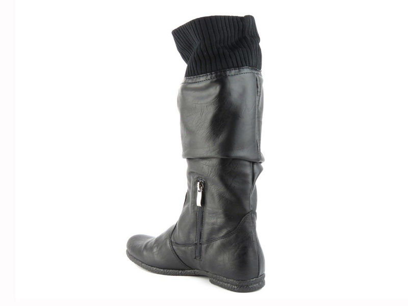 Dámské kozačky Veronia 2227, černé