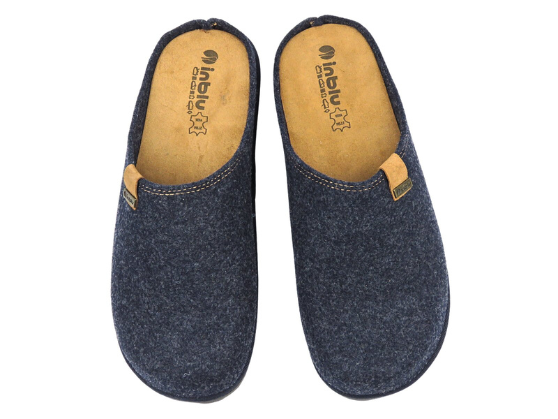 Pohodlné pánské pantofle INBLU SI-25, tmavě modré