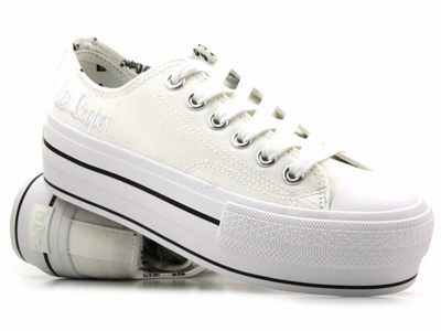 Dámské tenisky, creepers LEE COOPER LCW-22-31-0842L, bílé