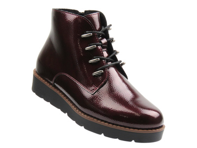 Zateplené dámské kotníkové boty - Potocki 23-12168, béžové