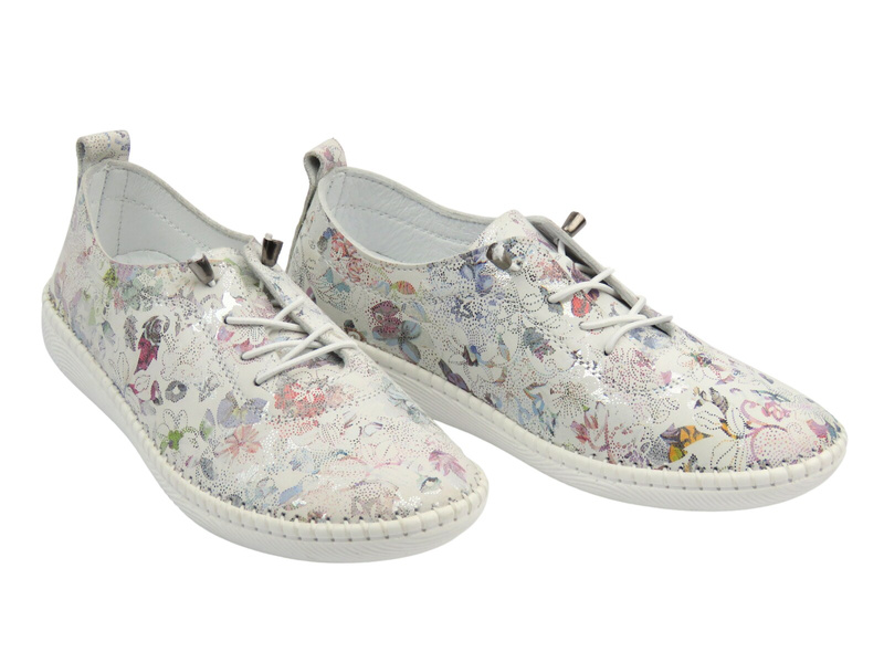 Pohodlné dámské polobotky v sportovním stylu – Sokolski 1301, béžové