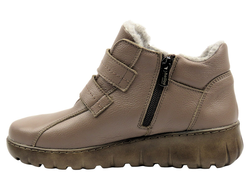 Dámské kotníkové boty polské značky HELIOS Komfort 783, khaki