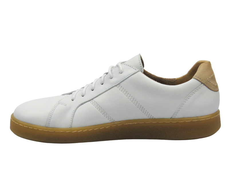 <h2>Barefoot kožené minimalistické pánské polobotky bílé Helios Komfort 829</h2>