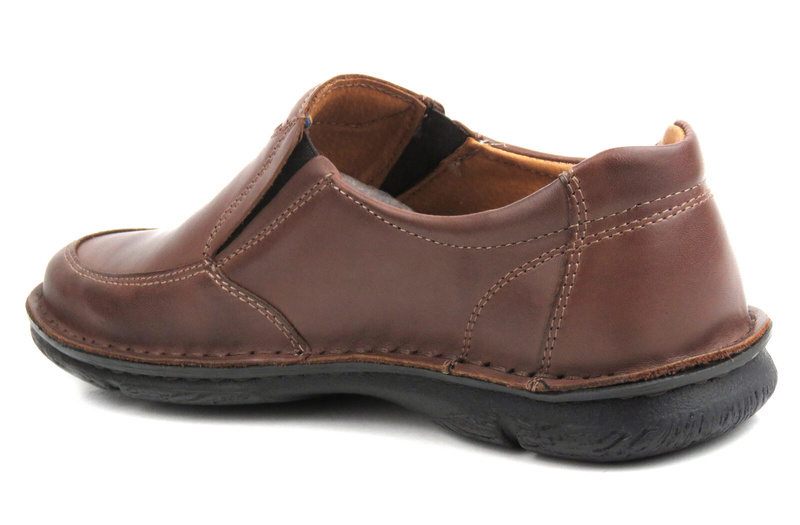 Kožené pánské boty - Waldi 0947, hnědé