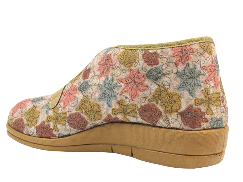 Ortopedické pantofle, Dr Orto Befado -031D038 Béžové, velmi teplé a pohodlné