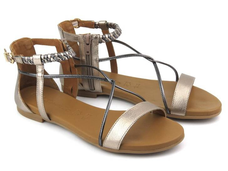 Kožené dámské gladiátorské sandály - Tamaris 28043