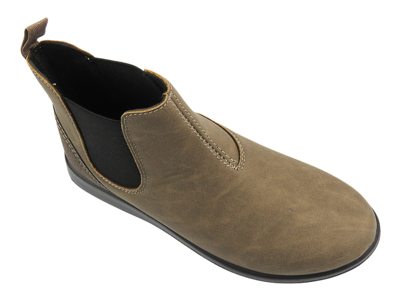 Teplé dámské boty - Inblu WG-59 Brown - Slip-on
