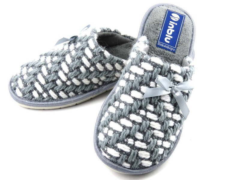 INBLU JANA měkké dámské pantofle, šedé