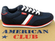 Pánská sportovní obuv - AMERICAN CLUB FH 02/21, tmavě modrá