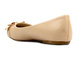 Lehké balerínky VESUVIO S15-F-LP-07, béžové s ozdobnou špičkou
