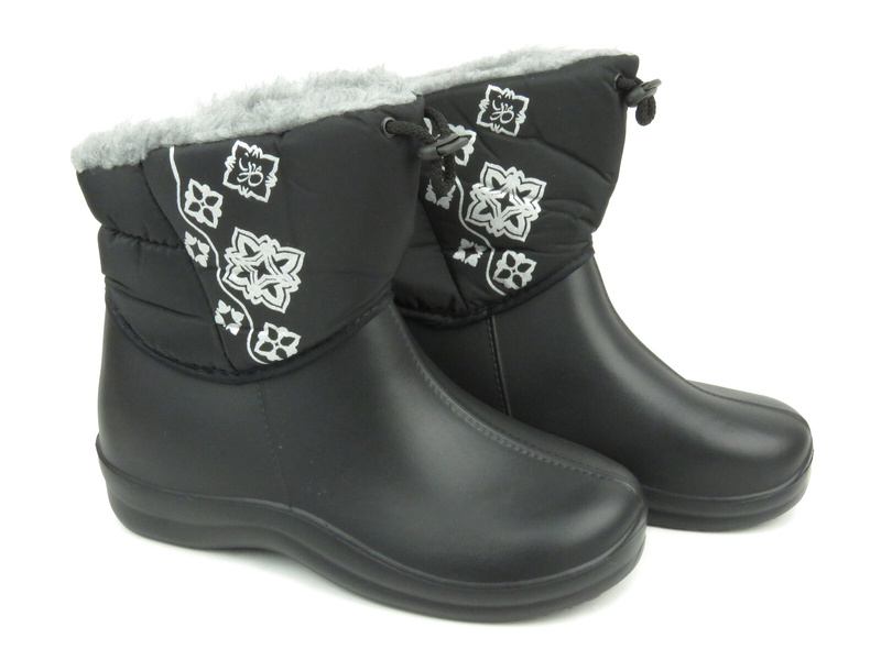 Teplé dámské sněhule - Realpaks D-335, černé