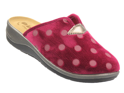 Dámské domácí pantofle Inblu OD‑14, vínové