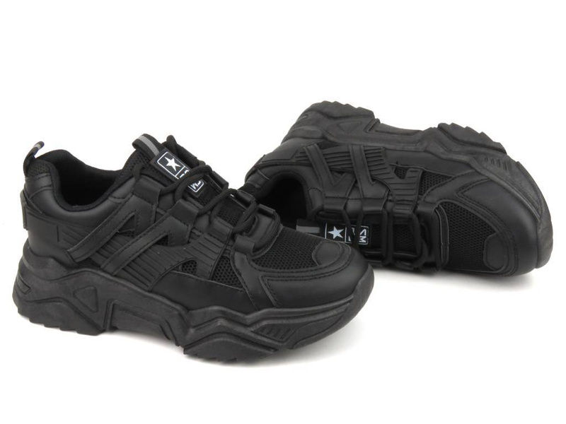 NOVINKY 22SP35-4620 dámské tenisky, sportovní boty, černé