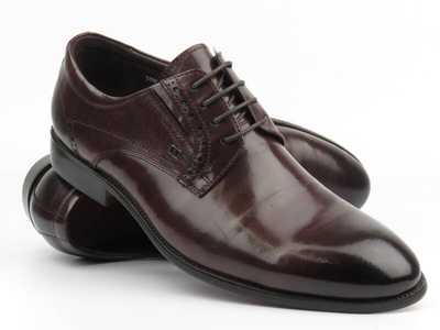 Elegantní pánské kožené boty - JOHN DOUBARE J1846-206-A33, černá