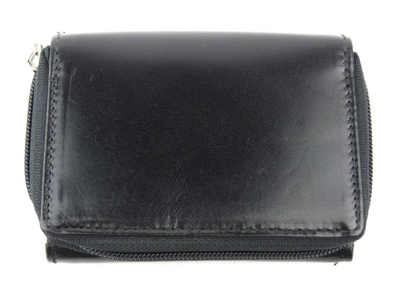 Kožená peněženka A-ART na bankovky a mince