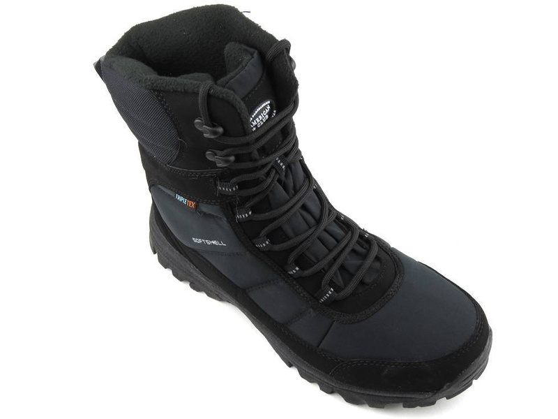 Pánské sněhule AMERICAN CLUB SN01/ SN37 / SN18, černé