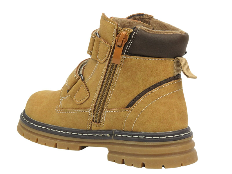 Dětské boty American Club - XD 100/23, hnědé