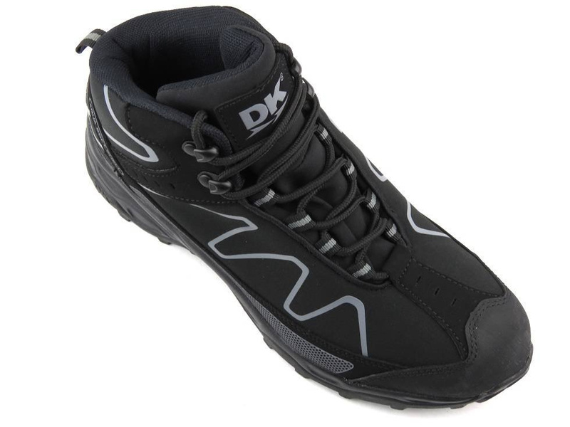 Pánské vysoké trekingové kalhoty DK Aqua SoftShell 2147, černé