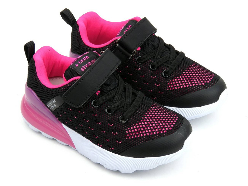 Dětské sportovní boty, tenisky American Club RL 11-12/22, černé