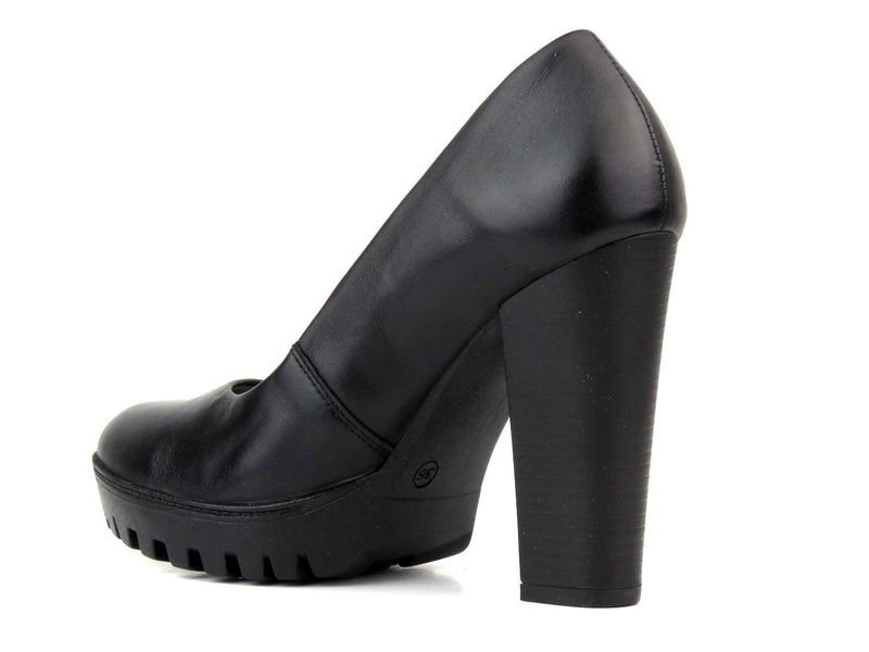 Pohodlné lodičky na vysokém podpatku - MACIEJKA 02629-01, černé