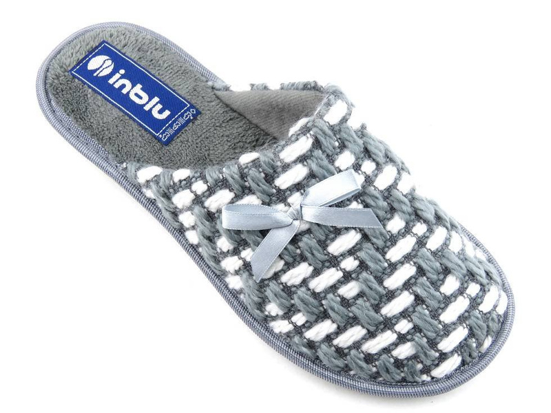 INBLU JANA měkké dámské pantofle, šedé