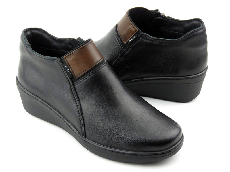 Dámské kotníkové boty vysokého střihu (H) - AXEL KOSELA 1776/9884, černé