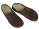 Dámské kožené minimalistické barefoot boty Helios Komfort 715-2B, hnědé