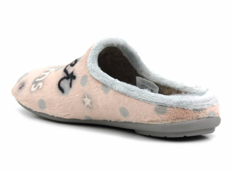 Měkké, okouzlující dámské pantofle Manitu 320093-42, růžové s koalou