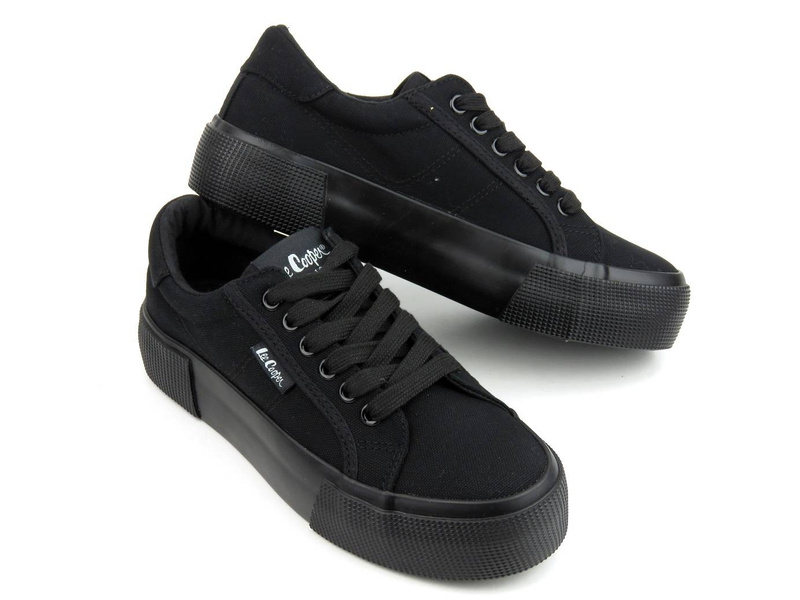 Dámské tenisky, creepers LEE COOPER LCW-22-31-0885L, černé