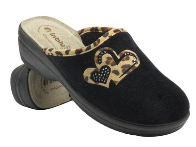 Měkké dámské domácí pantofle Inblu LV-07, tmavě modrá