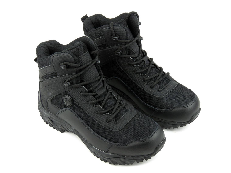 Vysoká pánská treková obuv s membránou - VEMONT 9AT2016C, černá