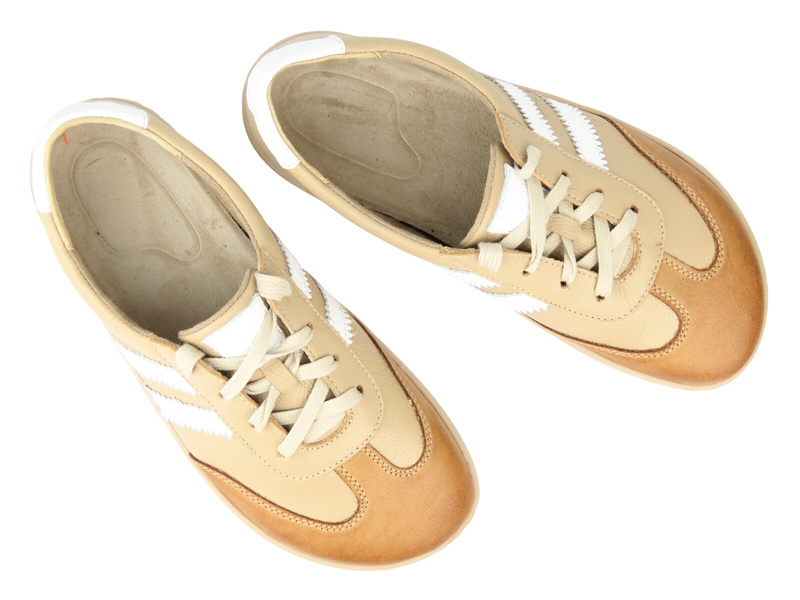 Dámské barefoot boty z pravé kůže Helios Komfort 469, světle hnědé