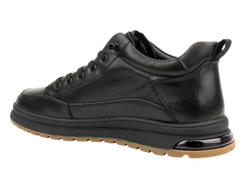 Teplá, zimní pánská sportovní obuv - JOHN DOUBARE H1706-W52-A59R, černá